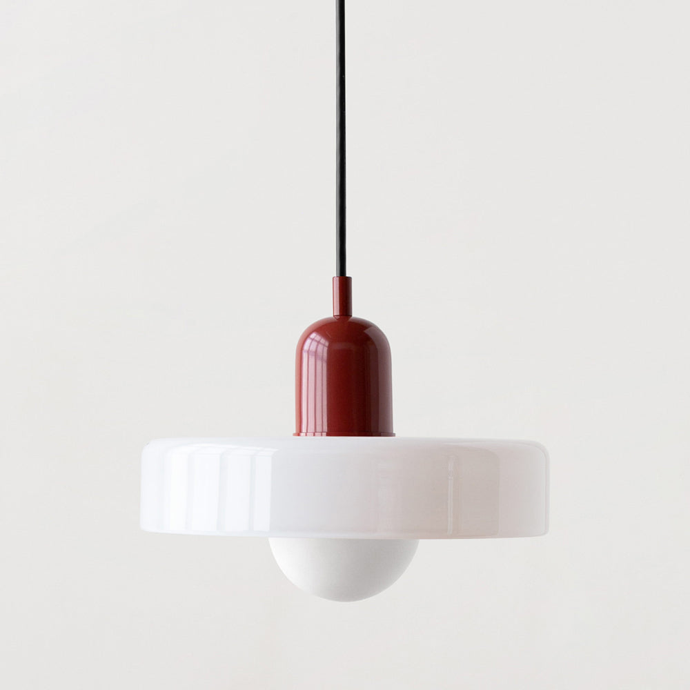 Bauhaus Collection | Glass Pendant Lighting with Adjustable Height | Modern Design for Kitchen Island Elegance