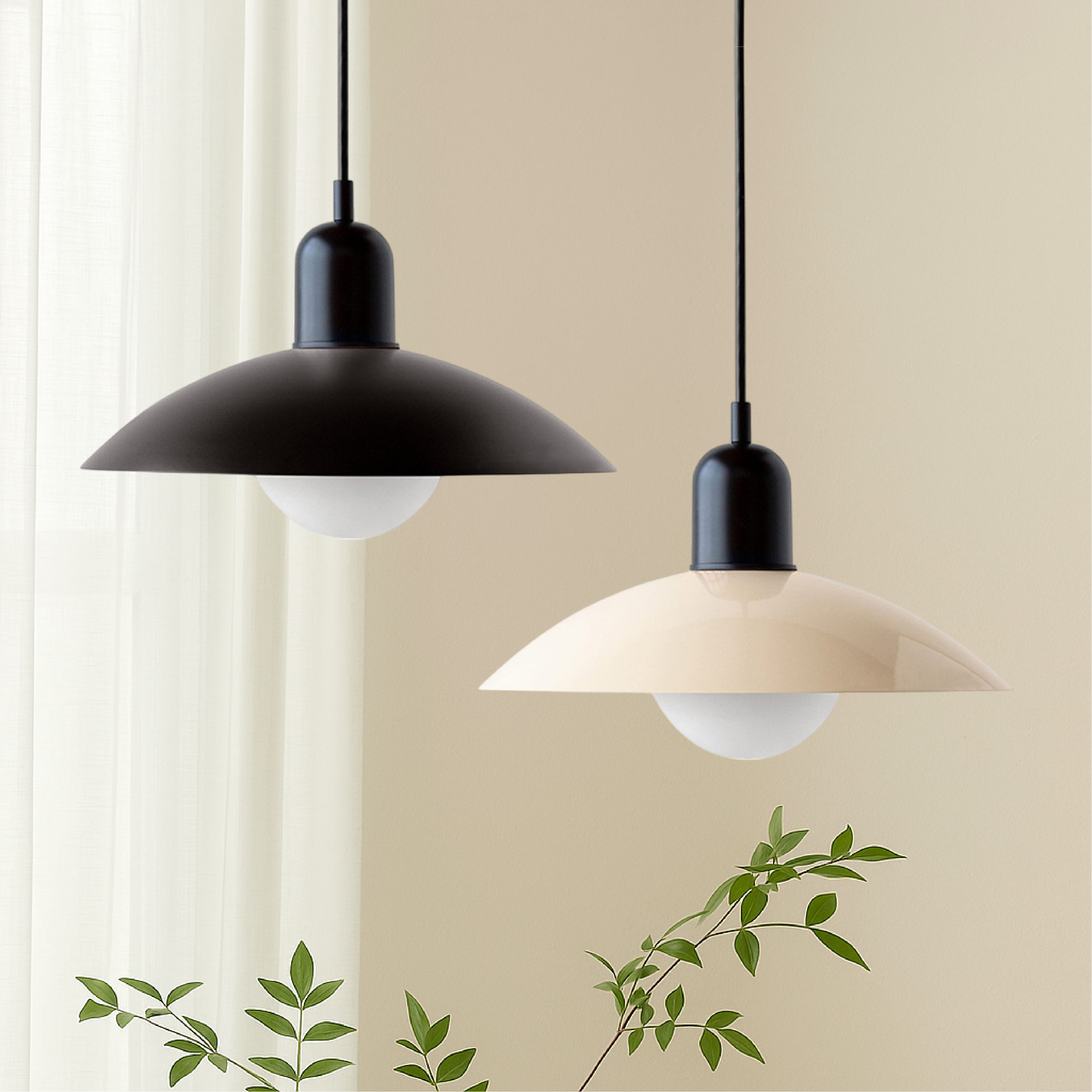 Macaron | Contemporary Pendant Lamp with Adjustable Height | Scandinavian Design for Cozy Kitchen Pendant Lighting