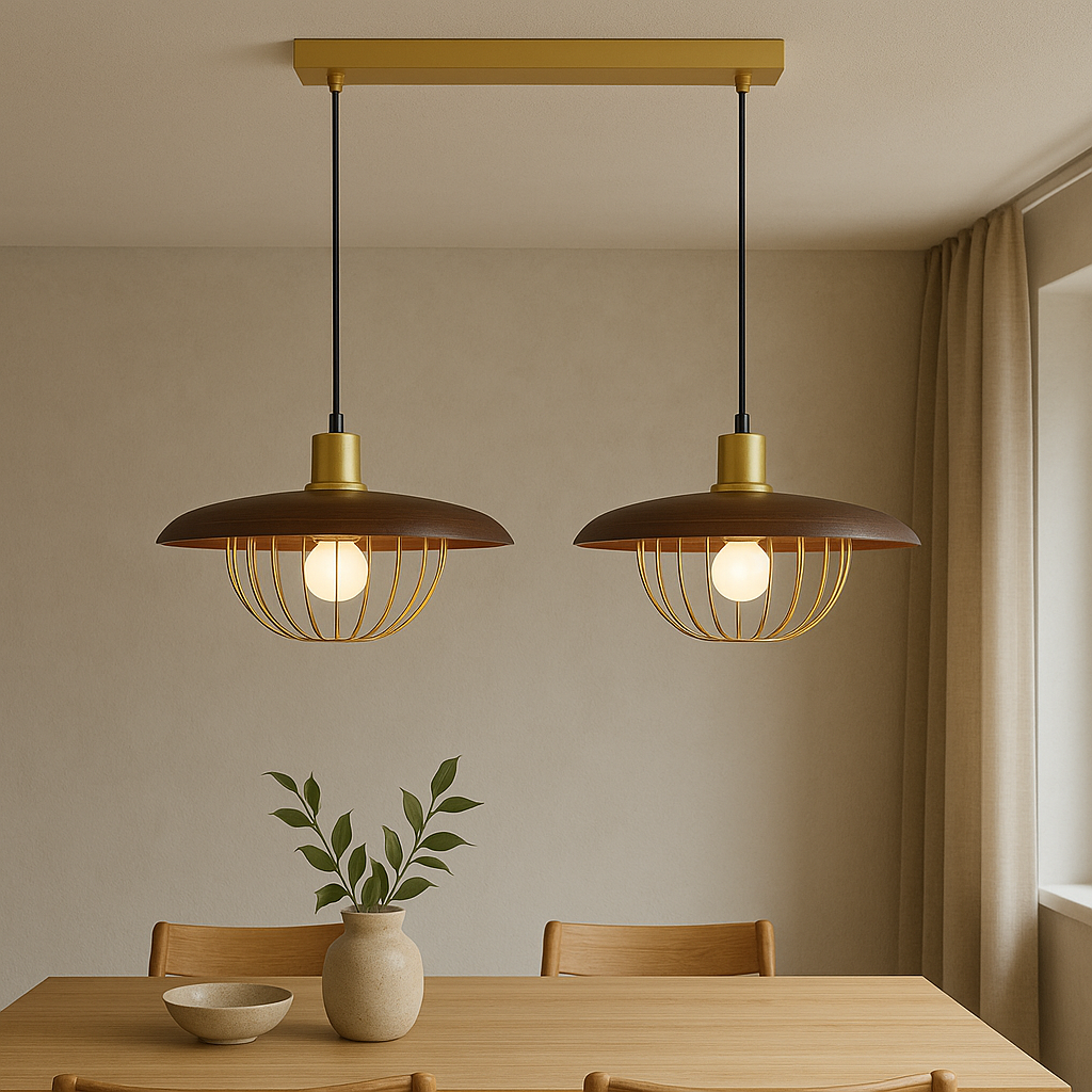 Nordic Elegance | Kitchen Pendant Lighting with Adjustable Height | Modern Scandinavian Design for Cozy Ambiance
