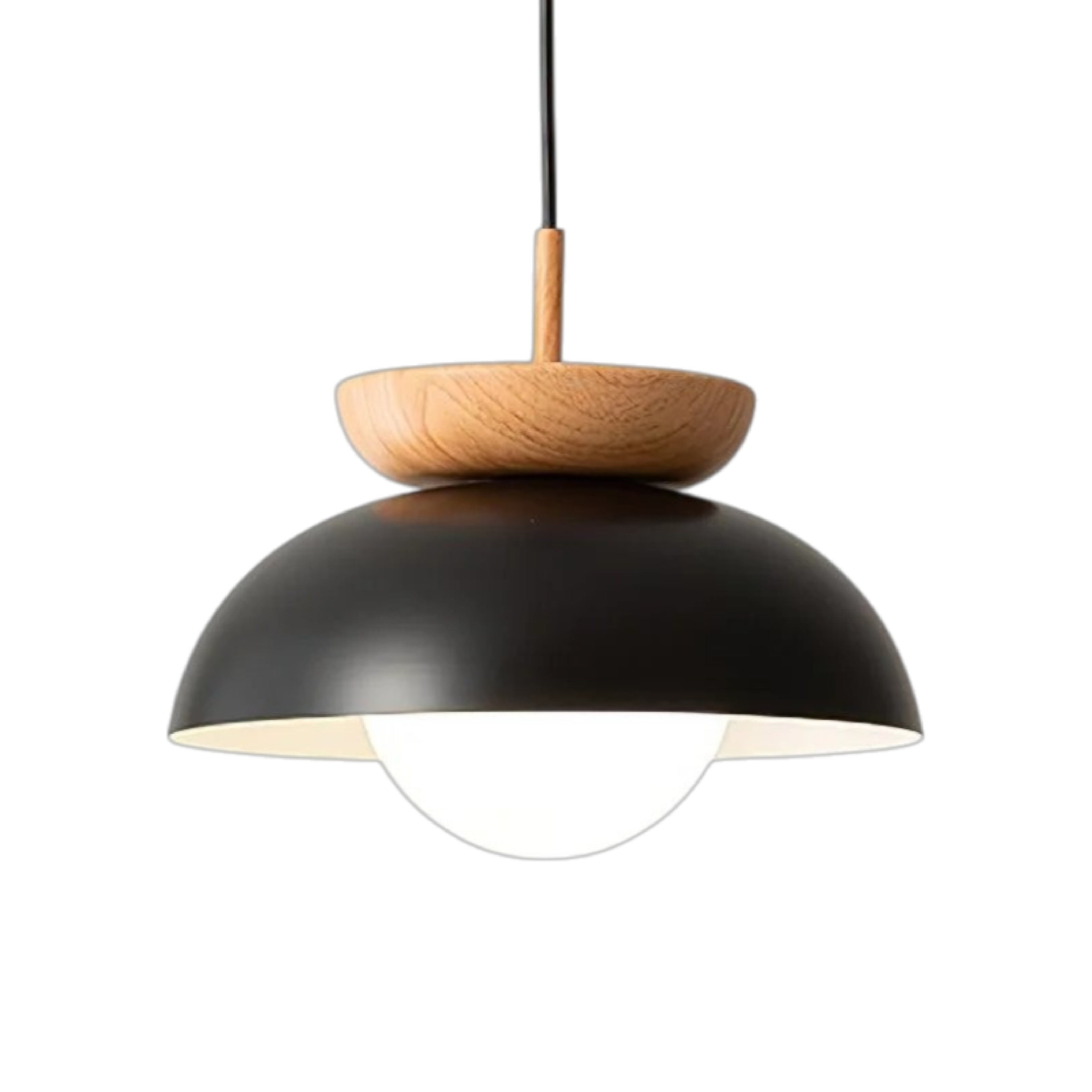 Scandinavian Pendant Lighting | Adjustable Height with Warm LED Glow | Minimalist Design for Modern Spaces
