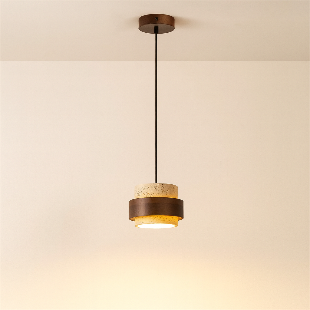 Stone Bar | Pendant Light with Adjustable Height & LED Bulbs | Modern Kitchen Pendant Lighting for Cafés and Commercial Spaces