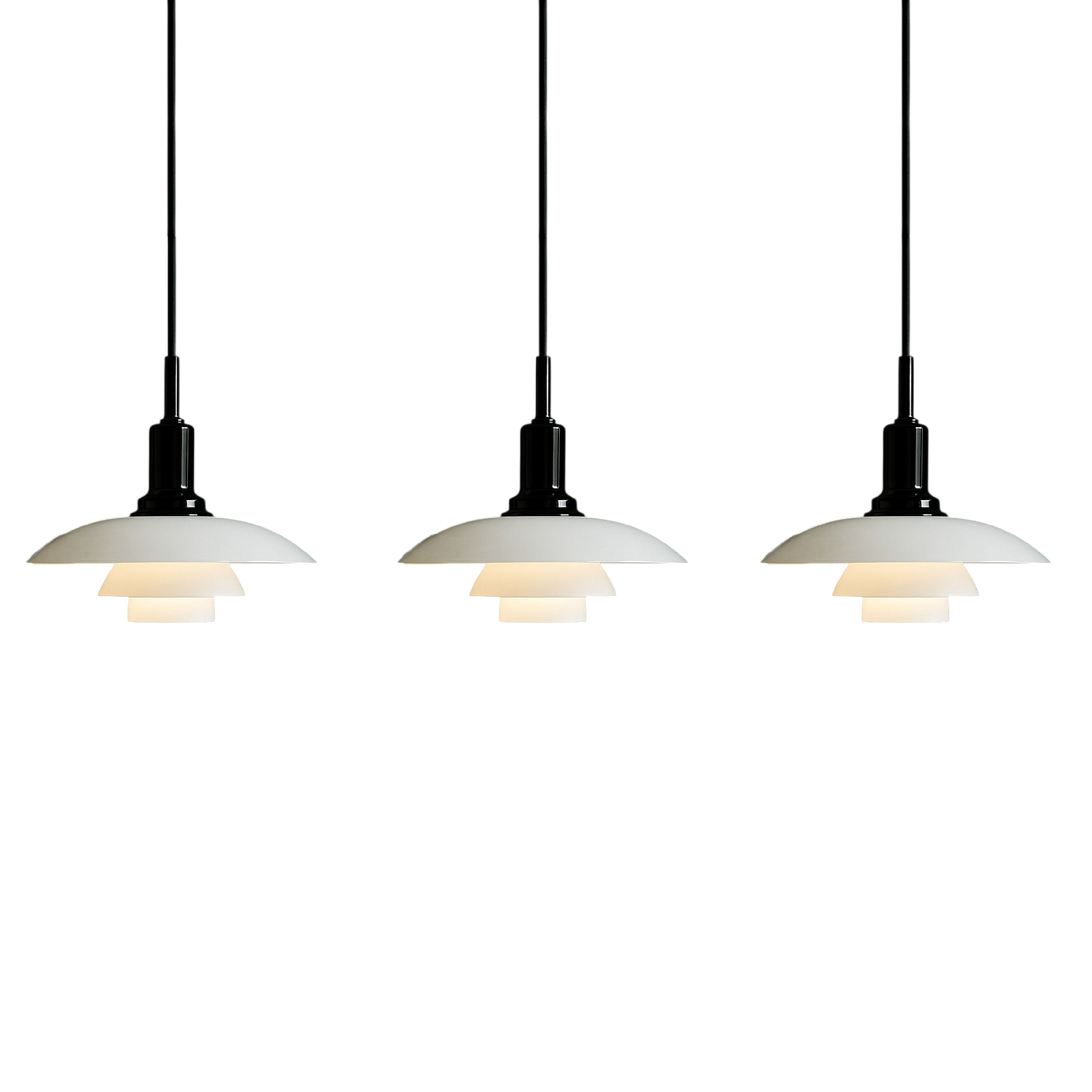 Danish Pendant Lighting | Modern Minimalist Design with Adjustable Heads | Elegant Hanging Lights for Kitchen Island and Dining Spaces
