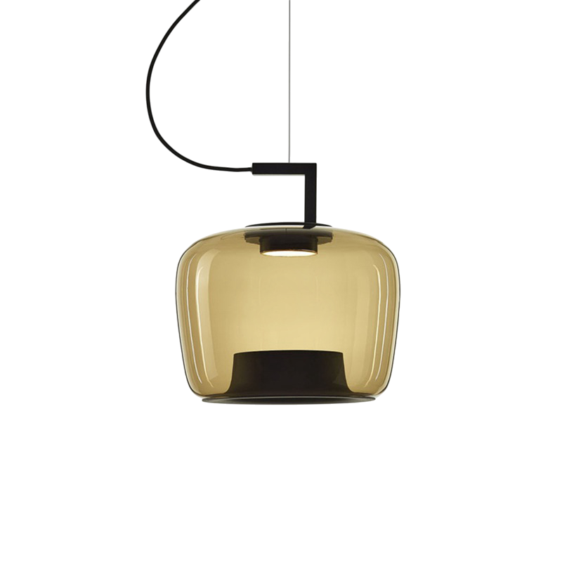 Elegant Glass Pendant Lighting with Adjustable Height for Modern Kitchens