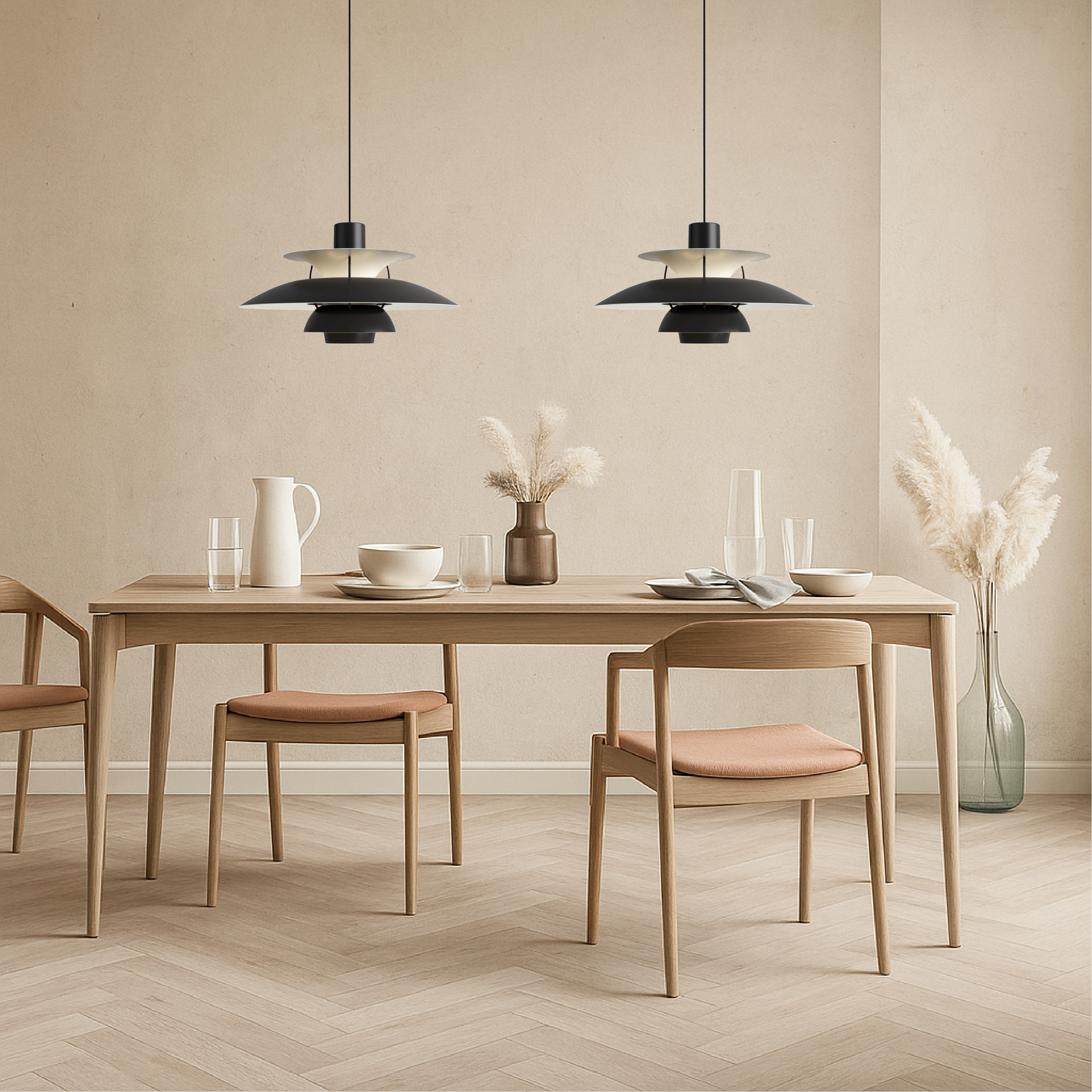 Elegant Multi-Layer Pendant Lighting | Modern Aluminum Design for Kitchen Island Ambiance