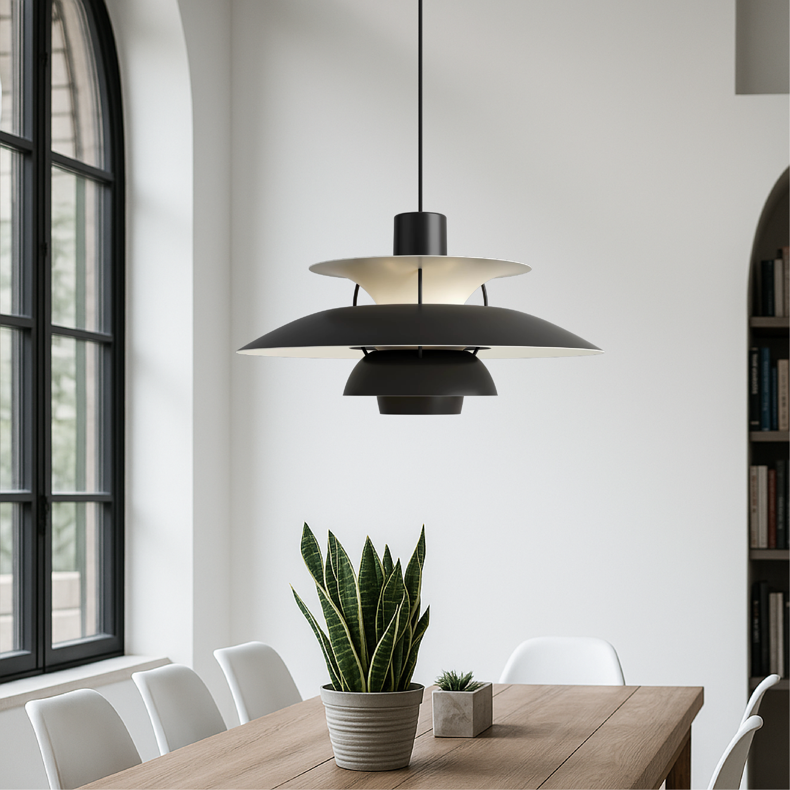 Elegant Multi-Layer Pendant Lighting | Modern Aluminum Design for Kitchen Island Ambiance