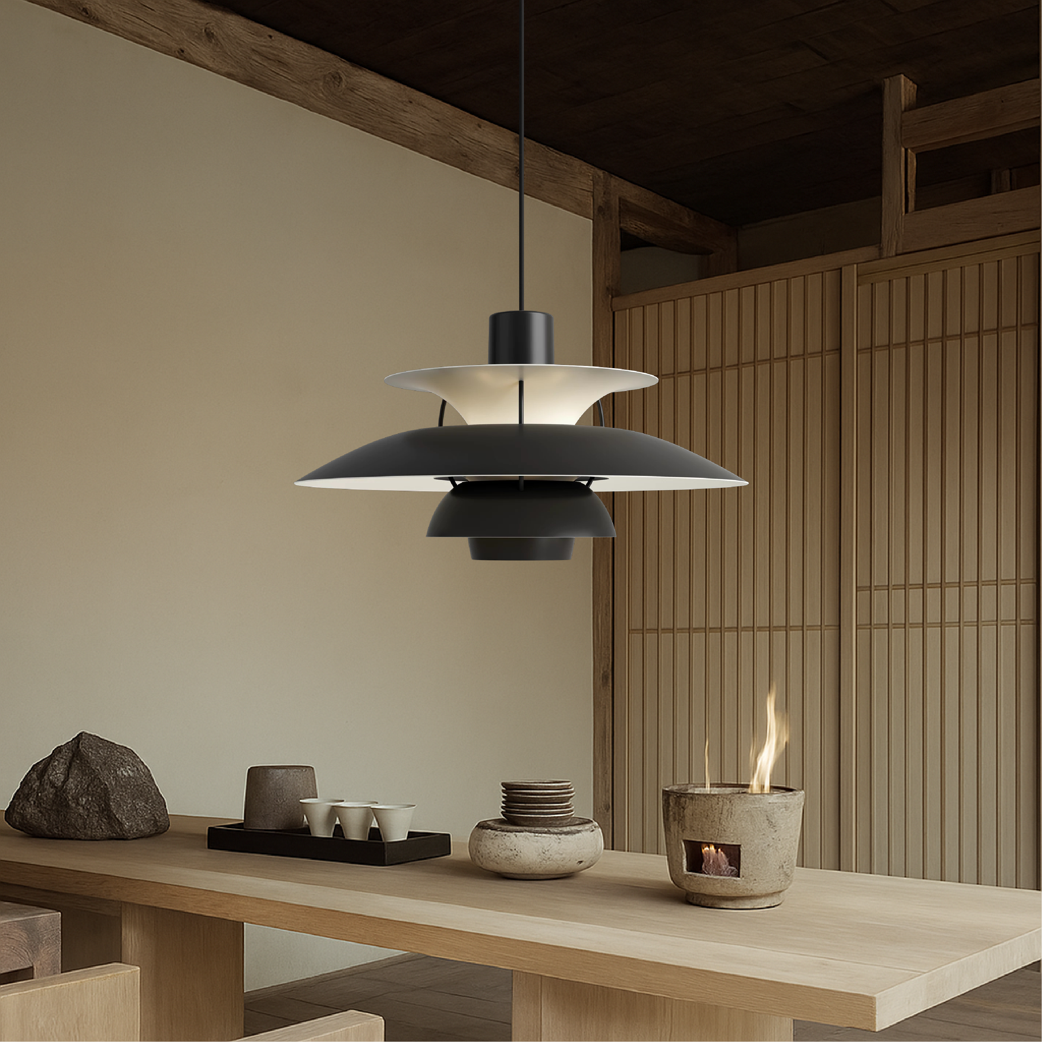 Elegant Multi-Layer Pendant Lighting | Modern Aluminum Design for Kitchen Island Ambiance