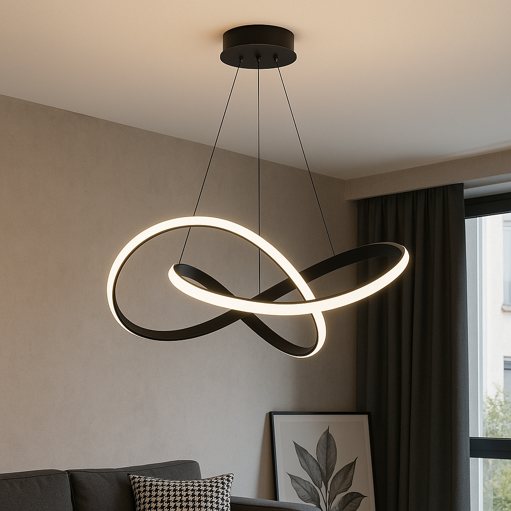 Modern Pendant Light | Adjustable Height Kitchen Pendant Lighting with Minimalist Design for Contemporary Dining Spaces