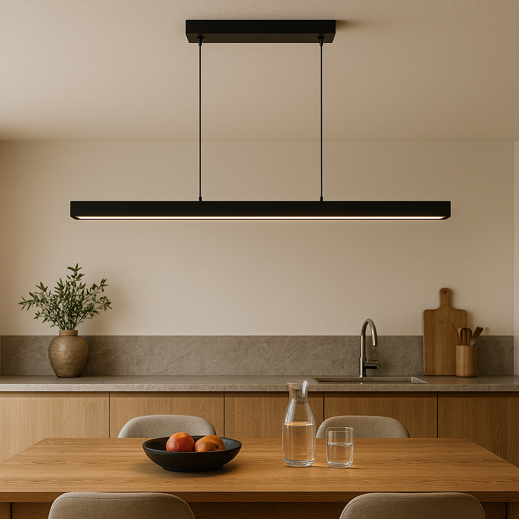 Modern Pendant Lighting | Scandinavian Design with Adjustable Height | Stylish Illumination for Kitchen Island Spaces