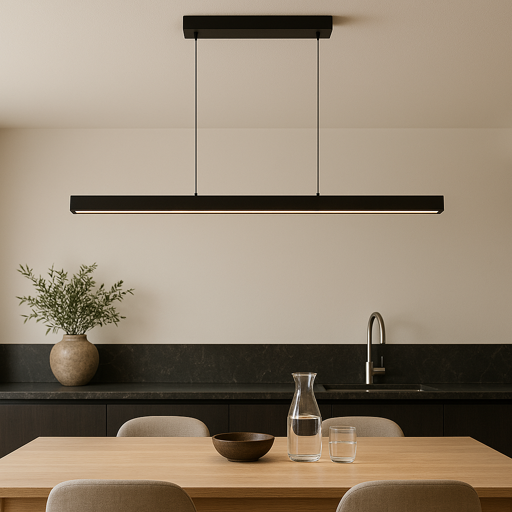Modern Pendant Lighting | Scandinavian Design with Adjustable Height | Stylish Illumination for Kitchen Island Spaces