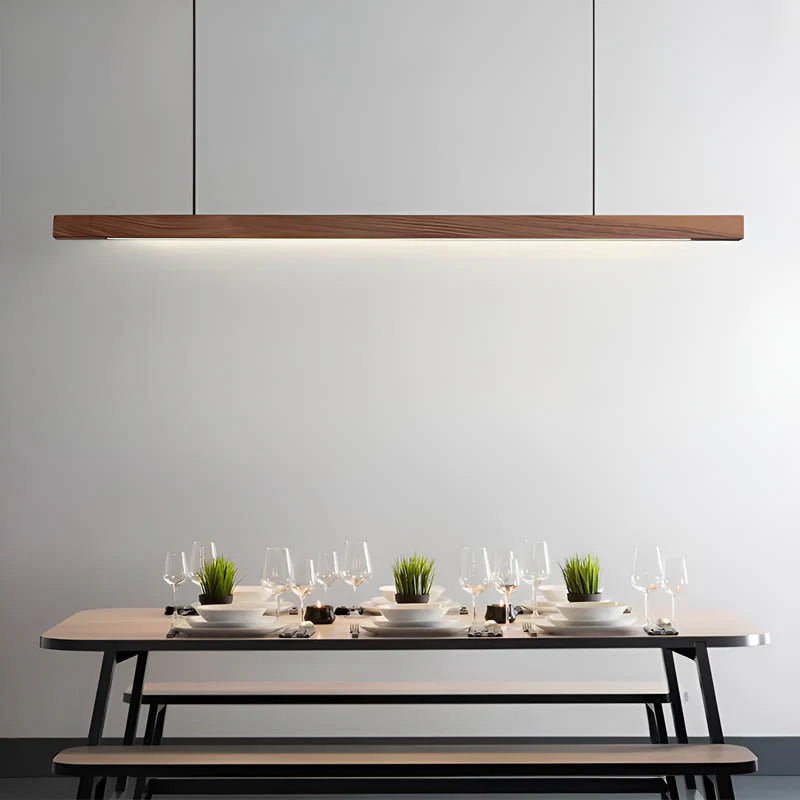 Scandinavian Pendant Light for Kitchen with Adjustable Height | Modern Design for Warm Ambiance