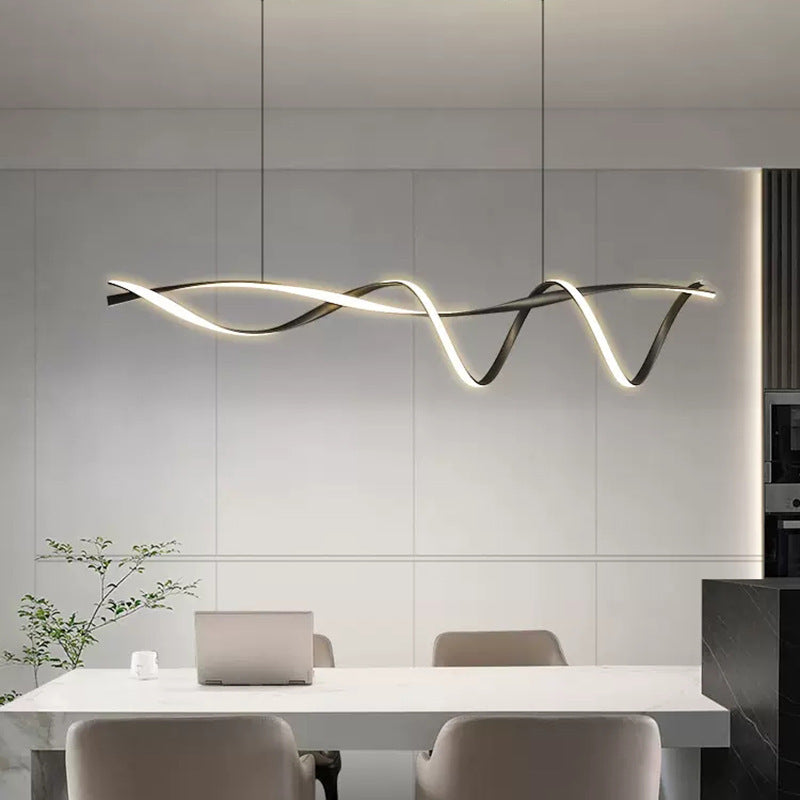 Scandinavian Pendant Lighting for Kitchen with Adjustable Height | Alloy Design for Warm Ambiance