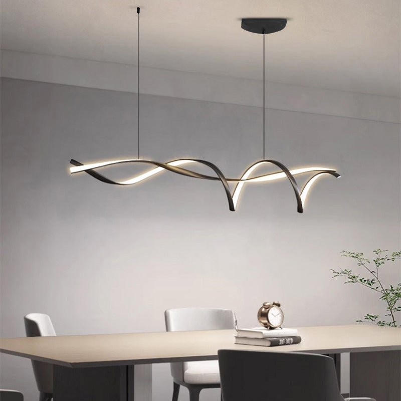 Scandinavian Pendant Lighting for Kitchen with Adjustable Height | Alloy Design for Warm Ambiance