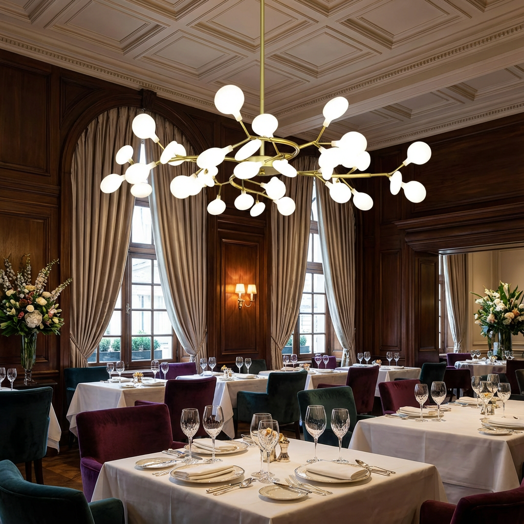 Firefly Sputnik Chandelier — Sculptural Modern Lighting Statement